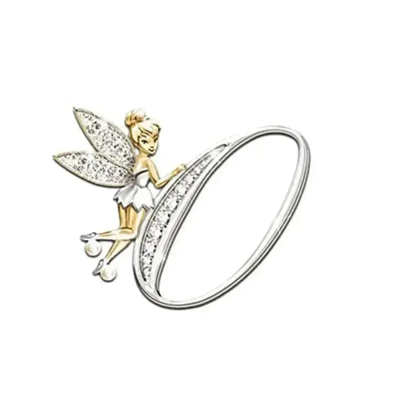 🌟 Angled Letters Fairy Brooch - Personalized Fashion Accessory 🌟