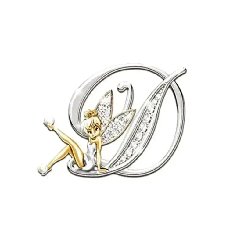 🌟 Angled Letters Fairy Brooch - Personalized Fashion Accessory 🌟