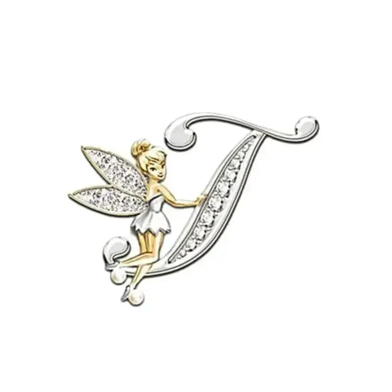 🌟 Angled Letters Fairy Brooch - Personalized Fashion Accessory 🌟