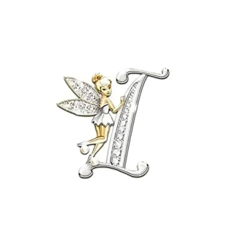 🌟 Angled Letters Fairy Brooch - Personalized Fashion Accessory 🌟