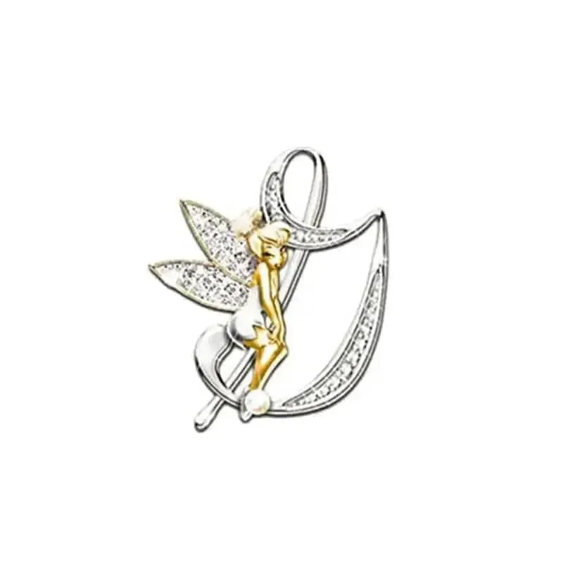 🌟 Angled Letters Fairy Brooch - Personalized Fashion Accessory 🌟
