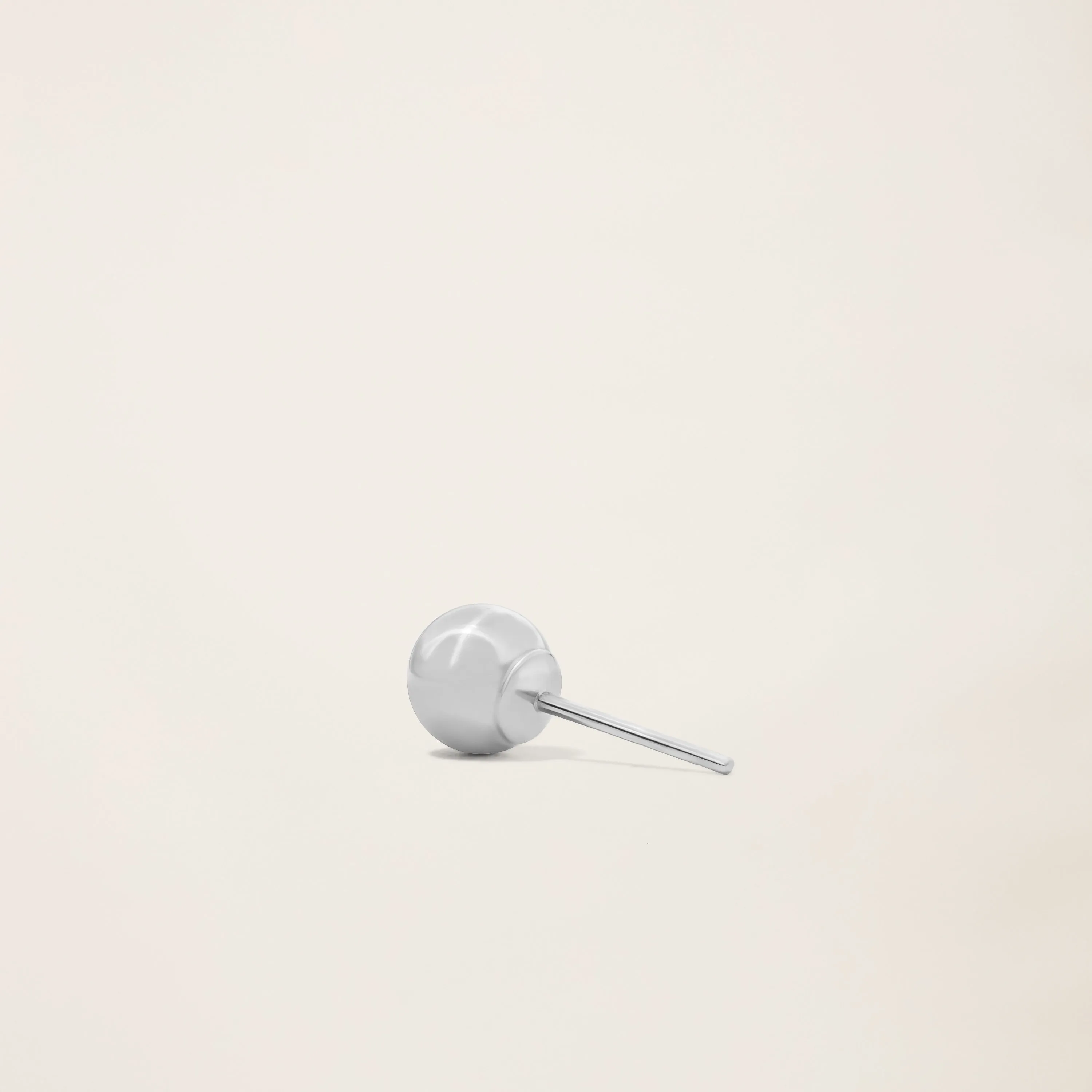 14k Solid Gold Sphere Studs 5mm