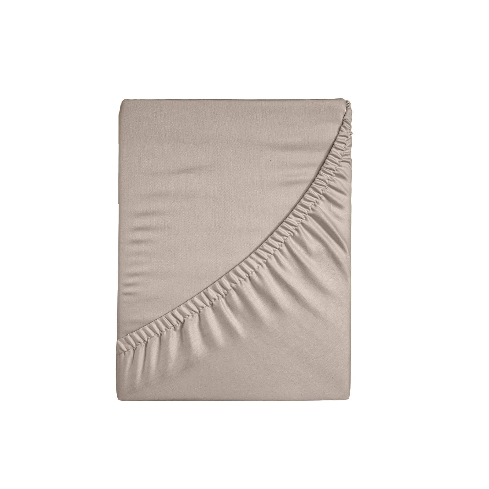 1500 Thread Count Cotton Rich Sheet Set | Ultra Soft Bedding | 3 Piece | Double | Stone