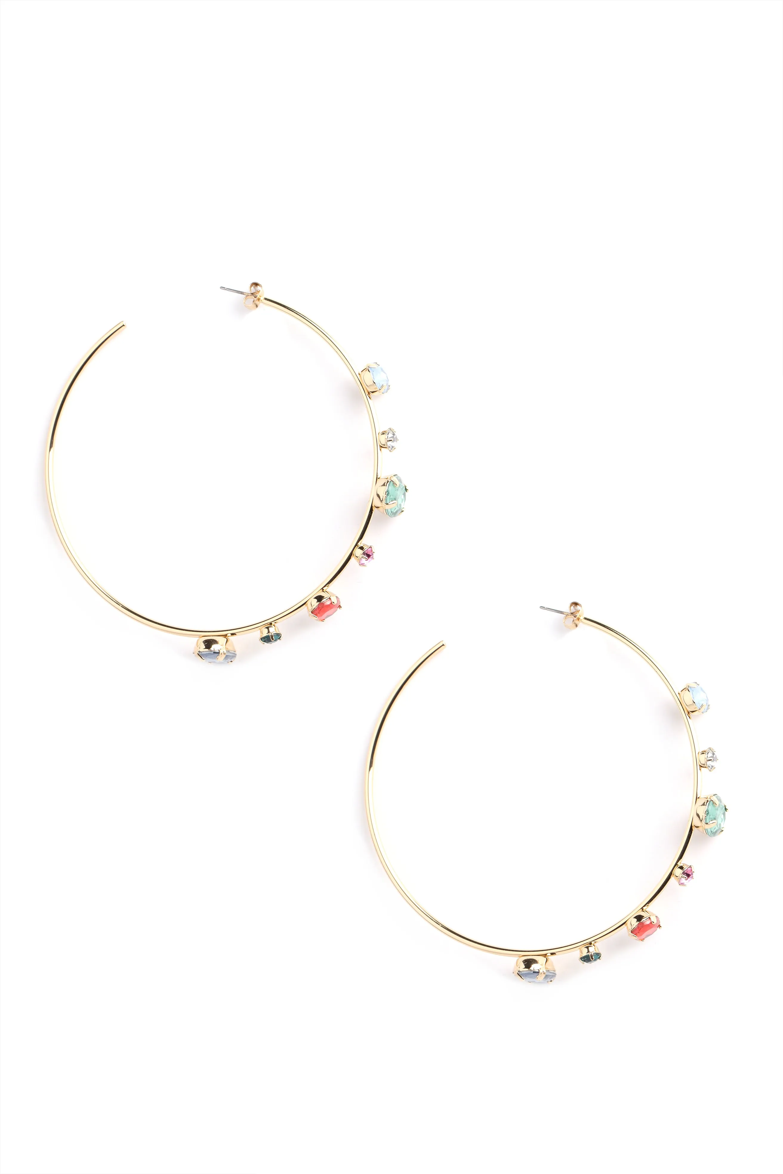 Across The Room Hoop Earrings - Gold