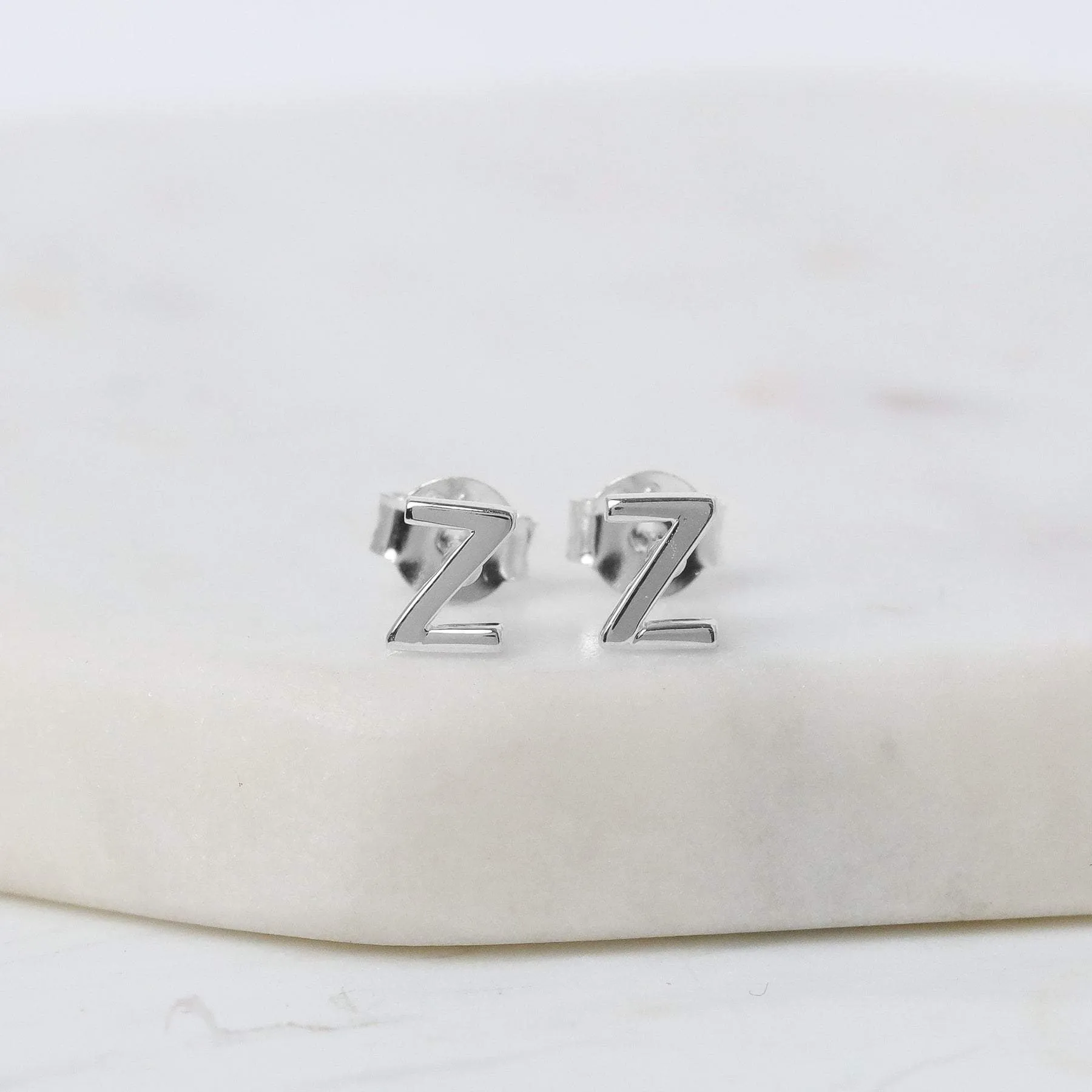 Alphabet Studs