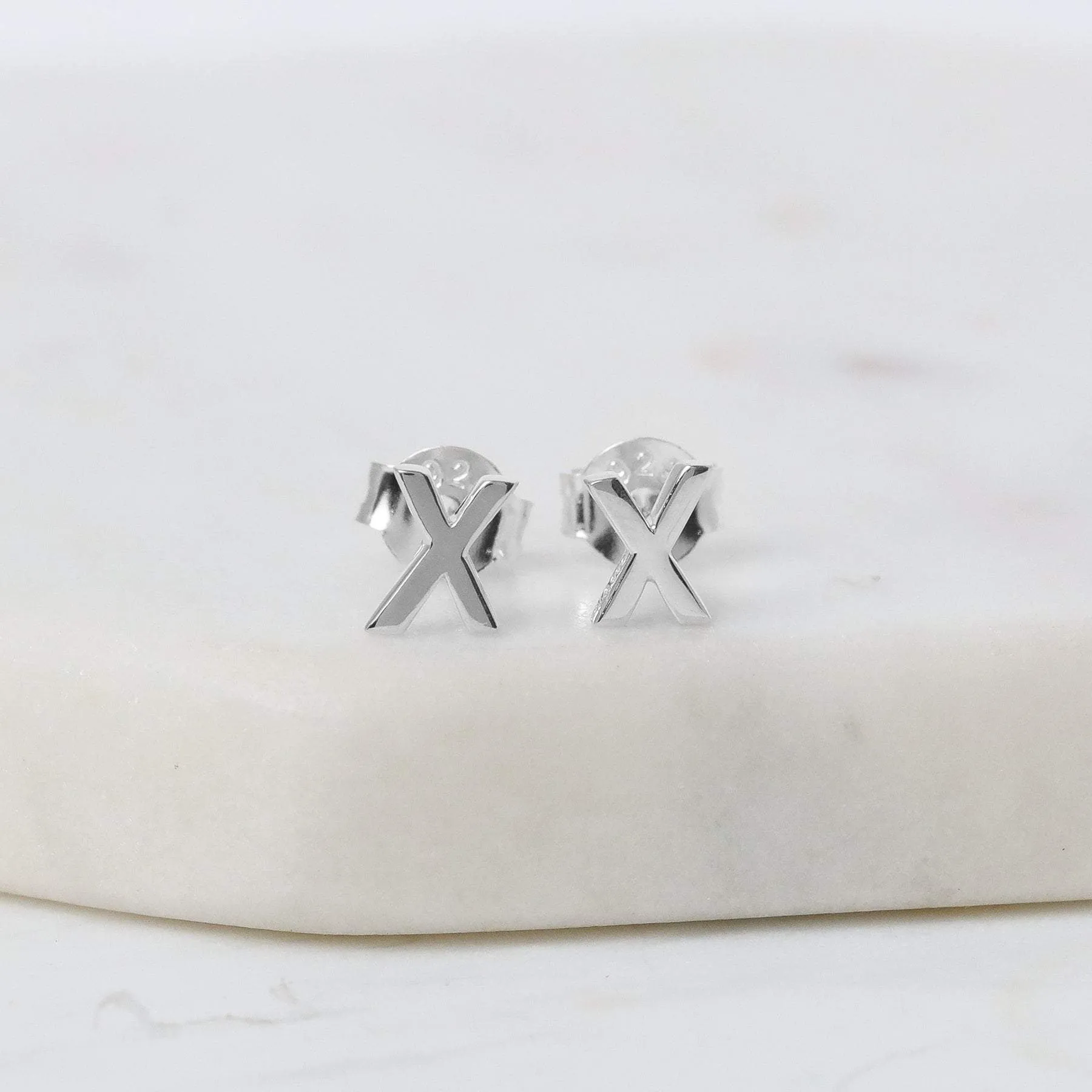 Alphabet Studs