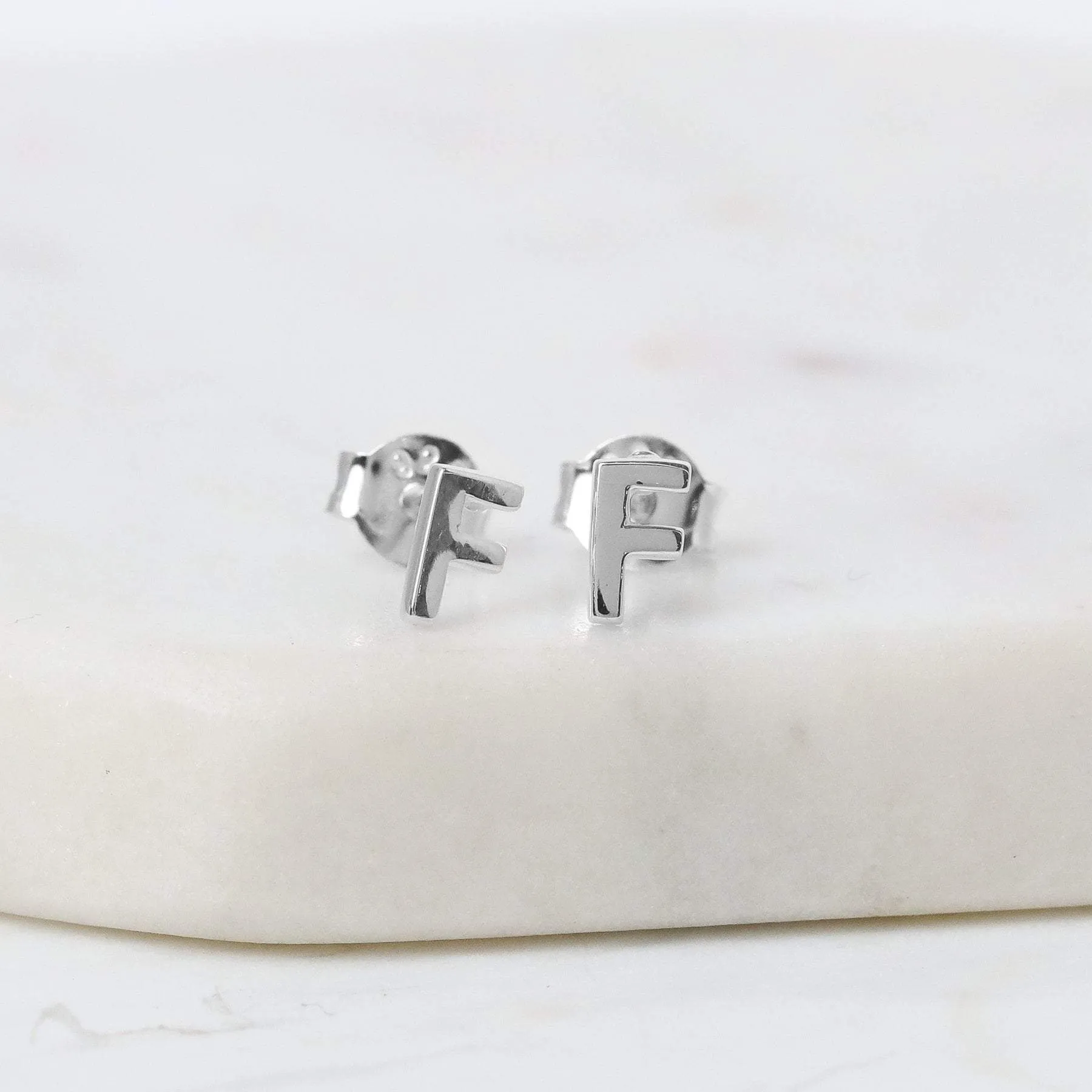 Alphabet Studs