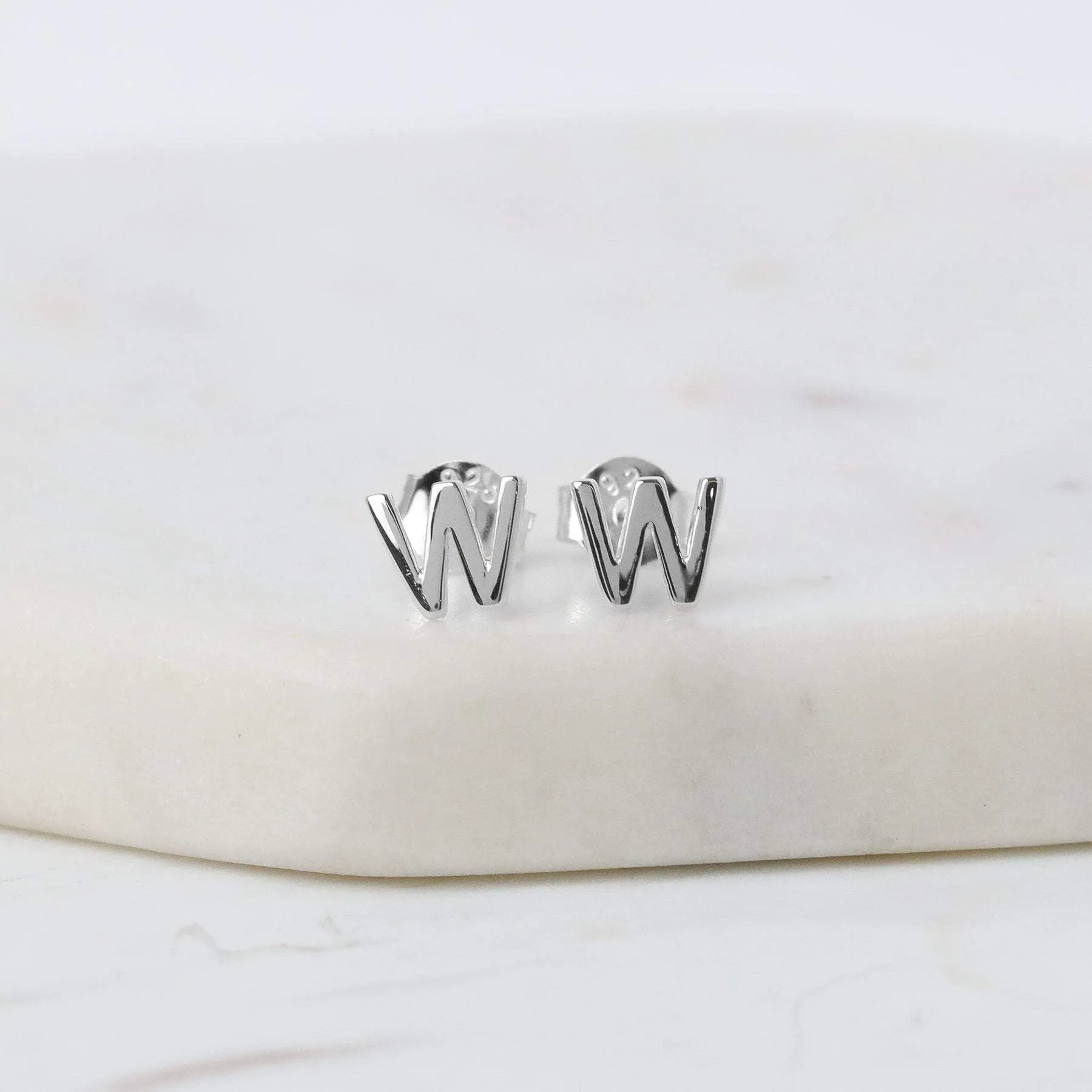 Alphabet Studs