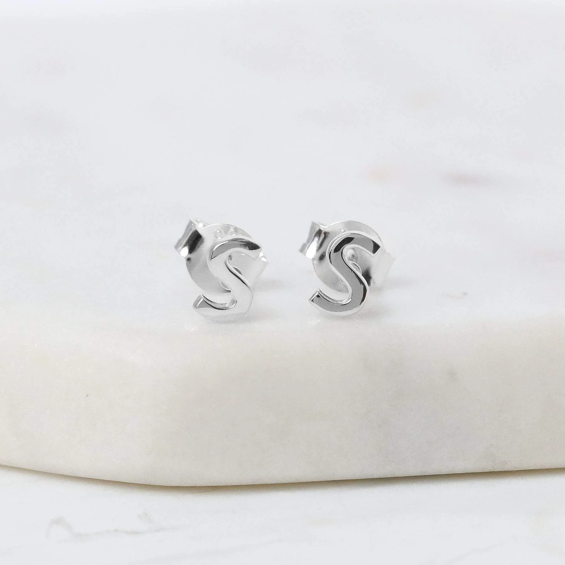 Alphabet Studs