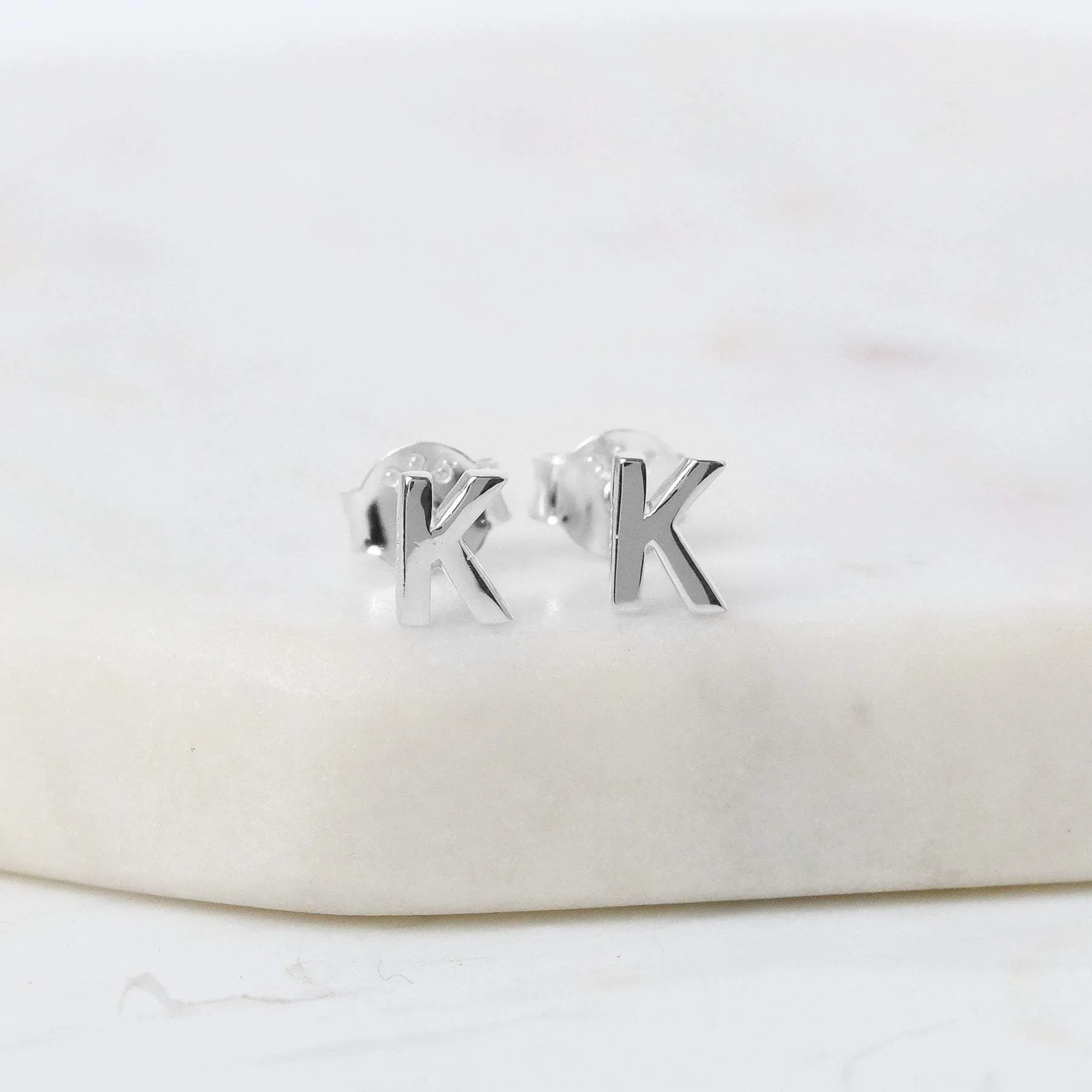 Alphabet Studs