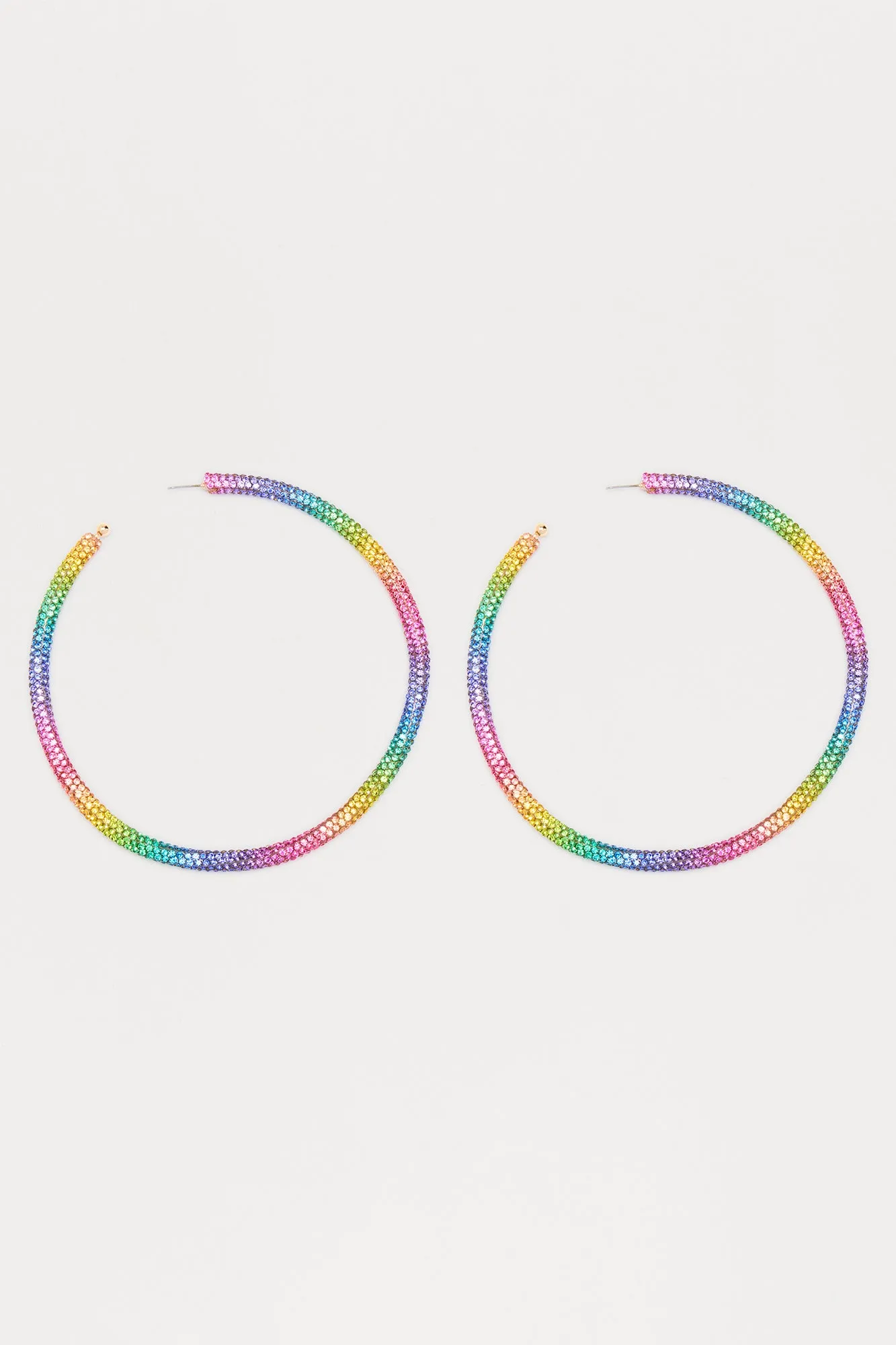 Angelica Hoop Earrings - Multi Color