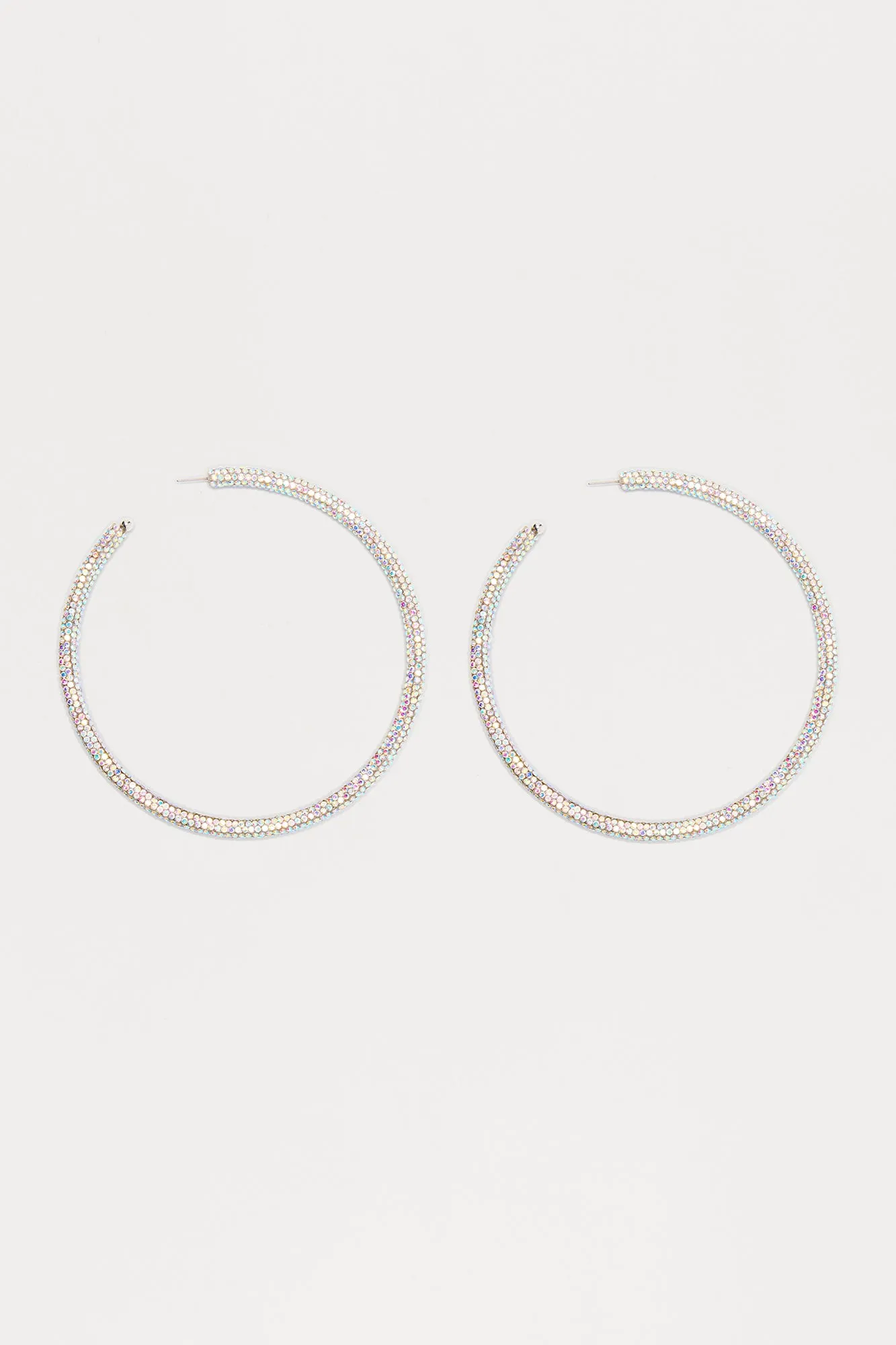 Angelica Hoop Earrings - Silver