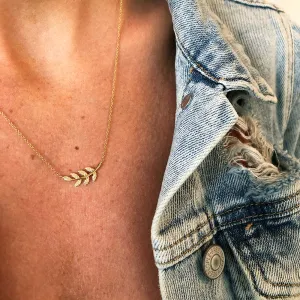 APHRODITE DIAMOND BRANCH NECKLACE