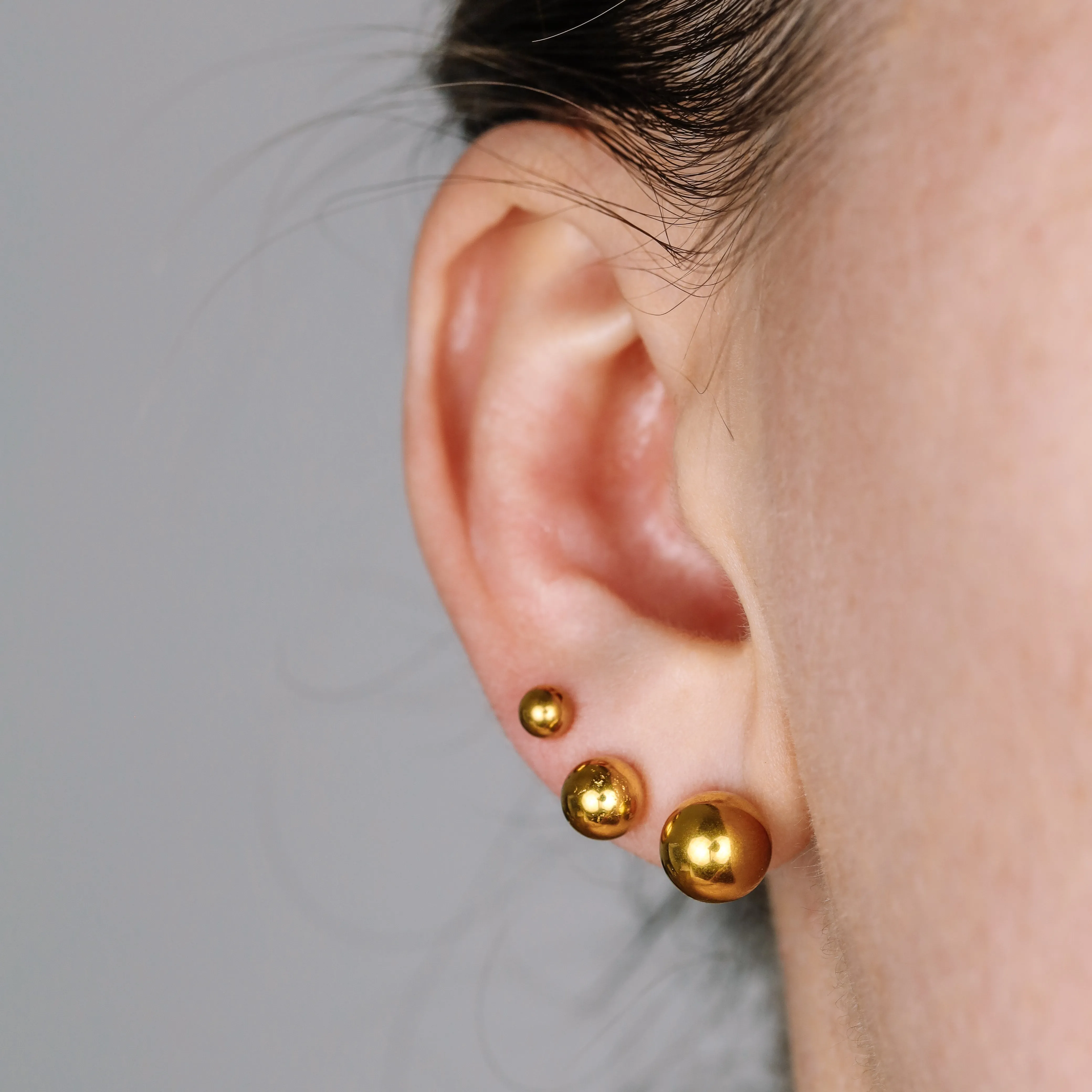 Ball Stud Earrings