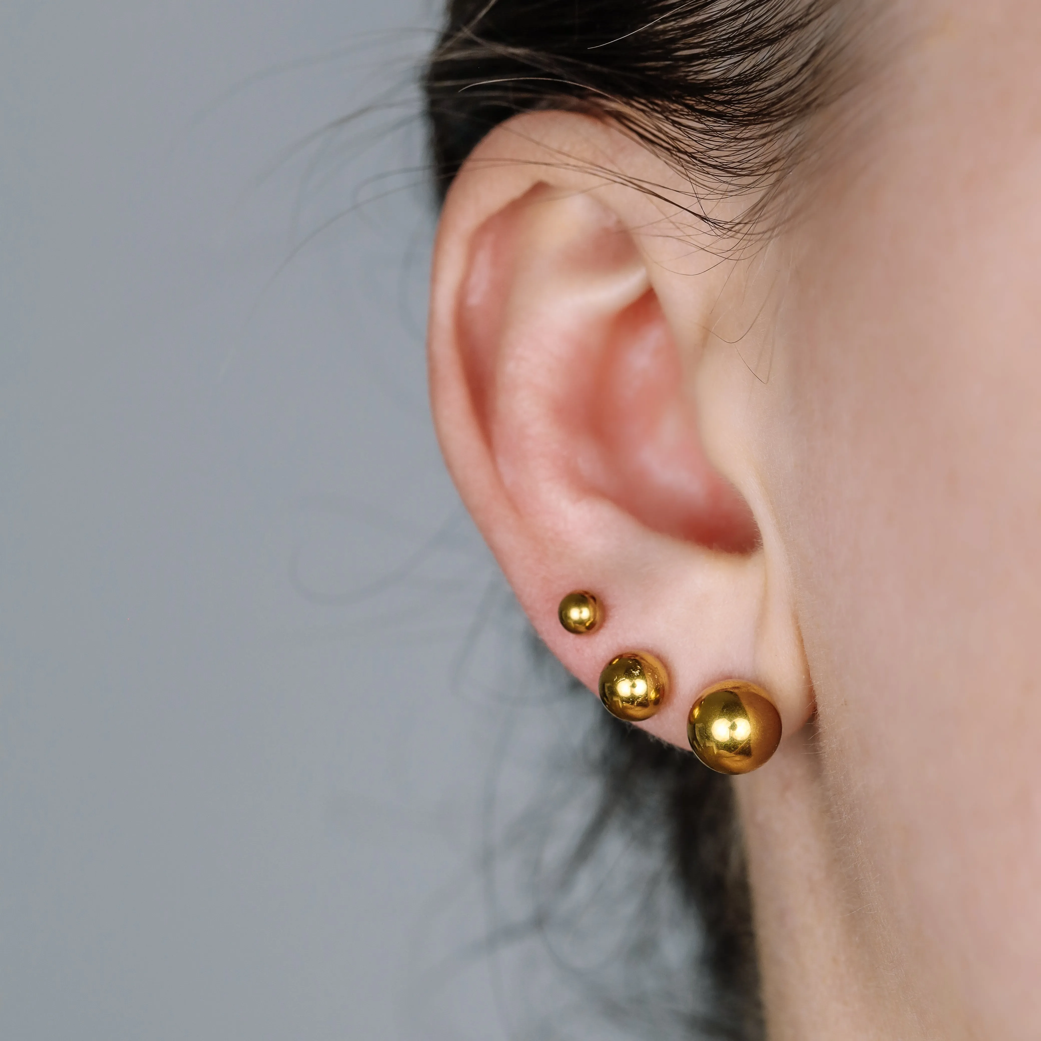 Ball Stud Earrings