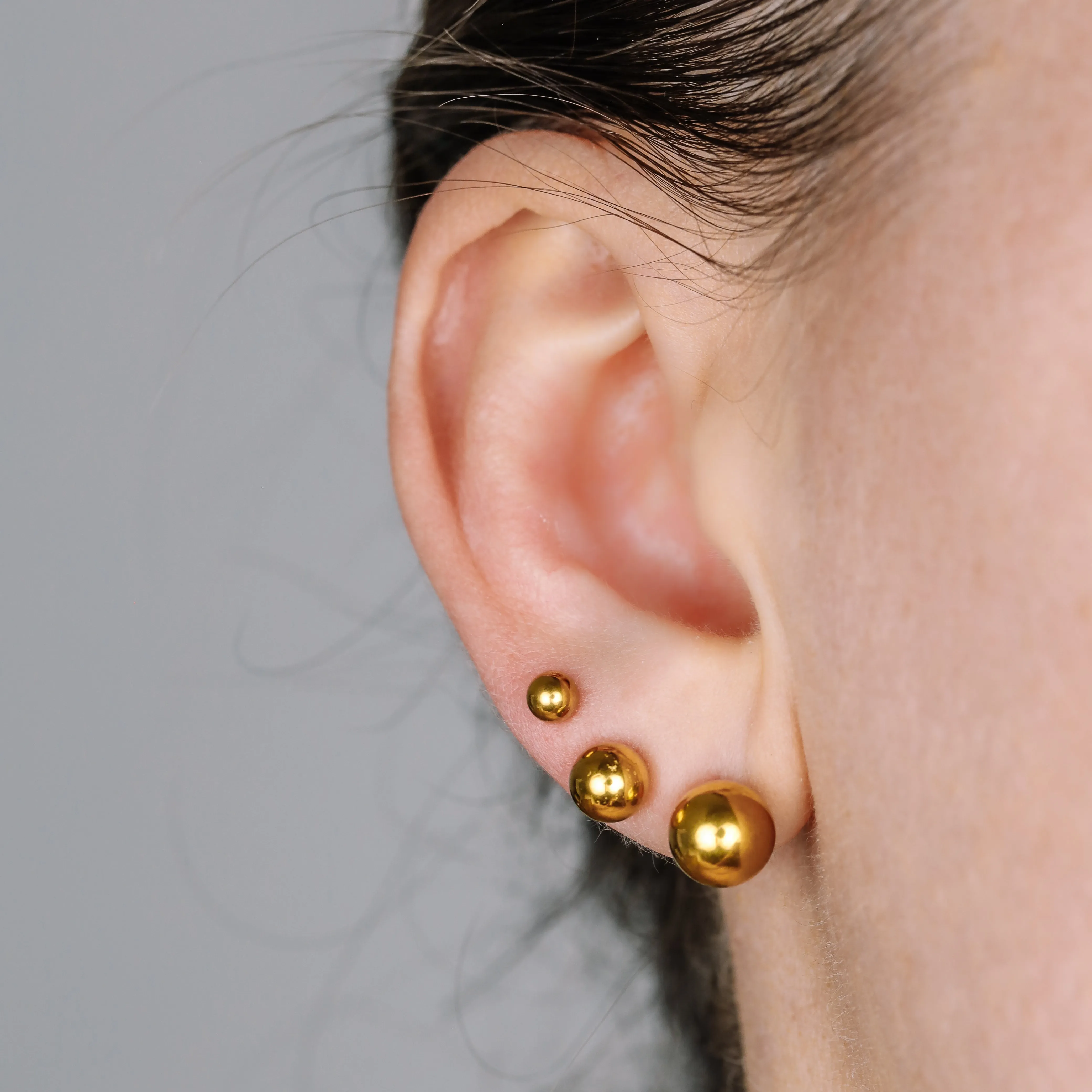 Ball Stud Earrings