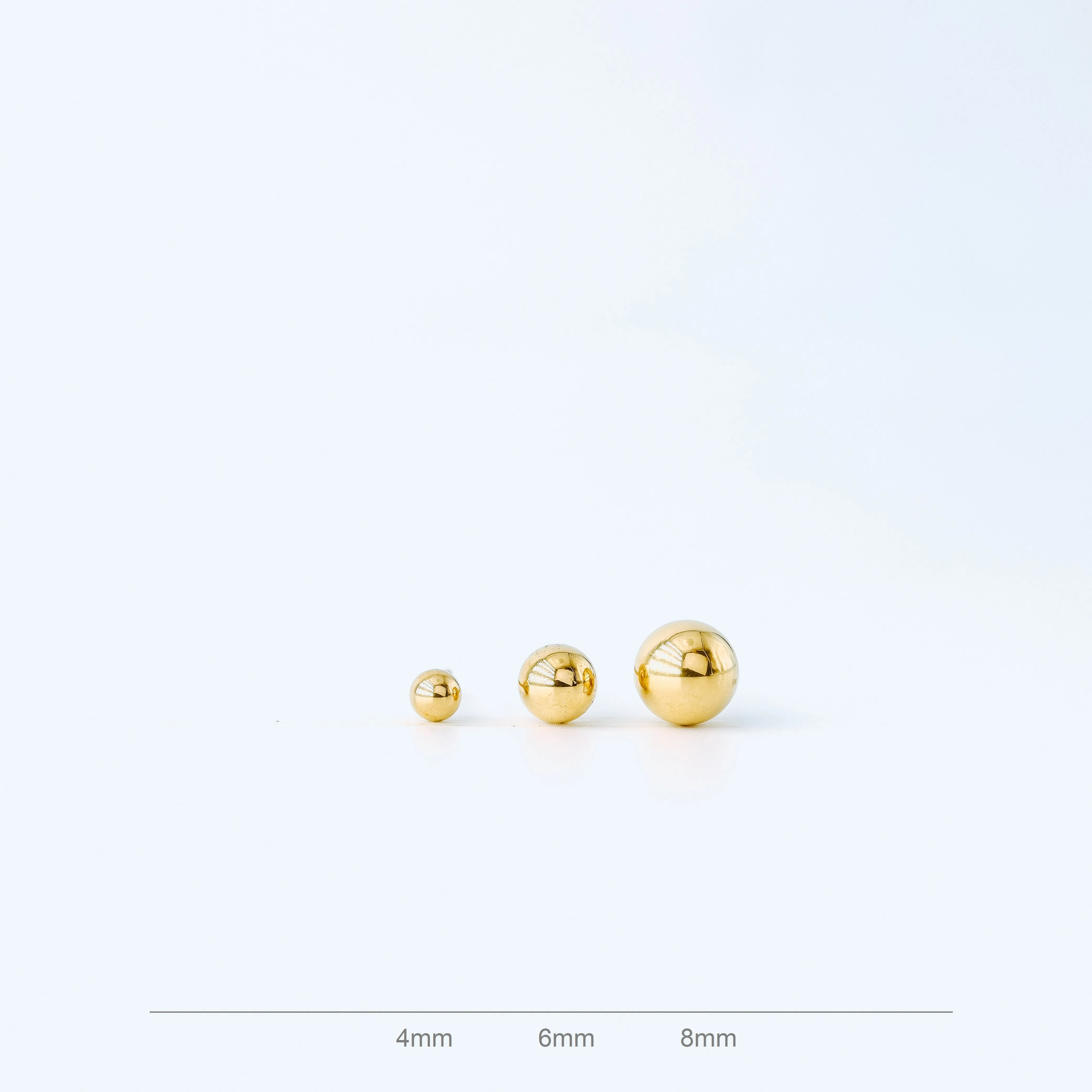 Ball Stud Earrings