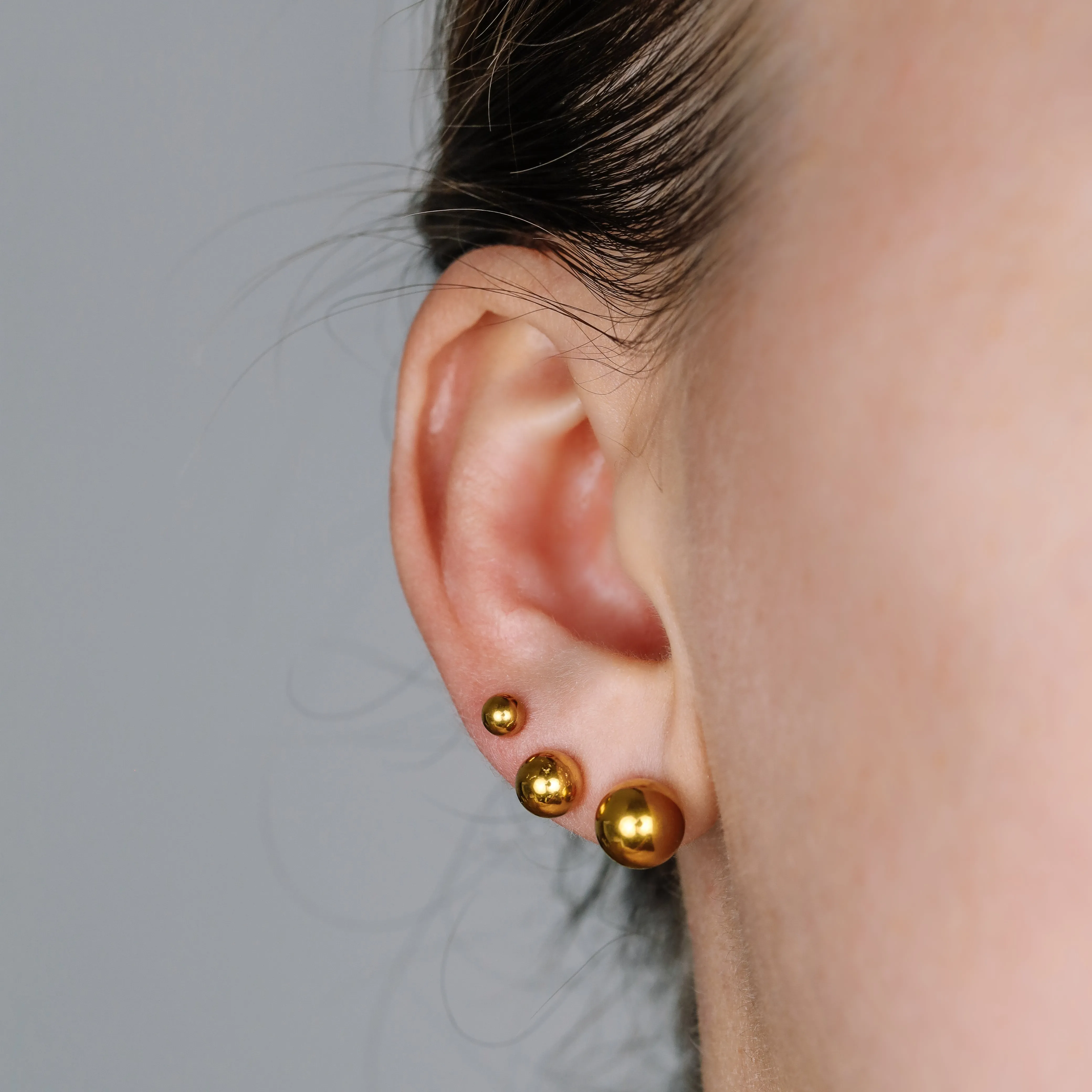 Ball Stud Earrings