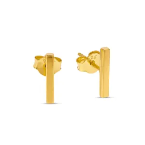 Bar Gold Studs