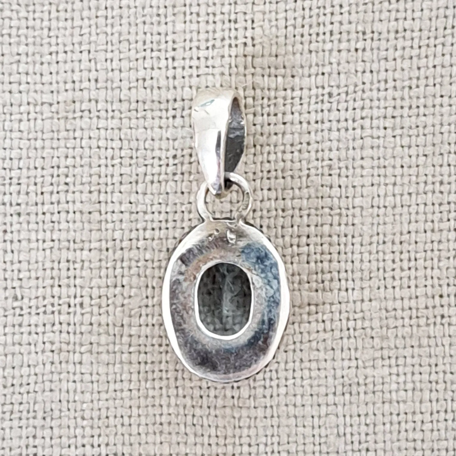 Blue Topaz .925 Sterling Silver Pendant from Bali