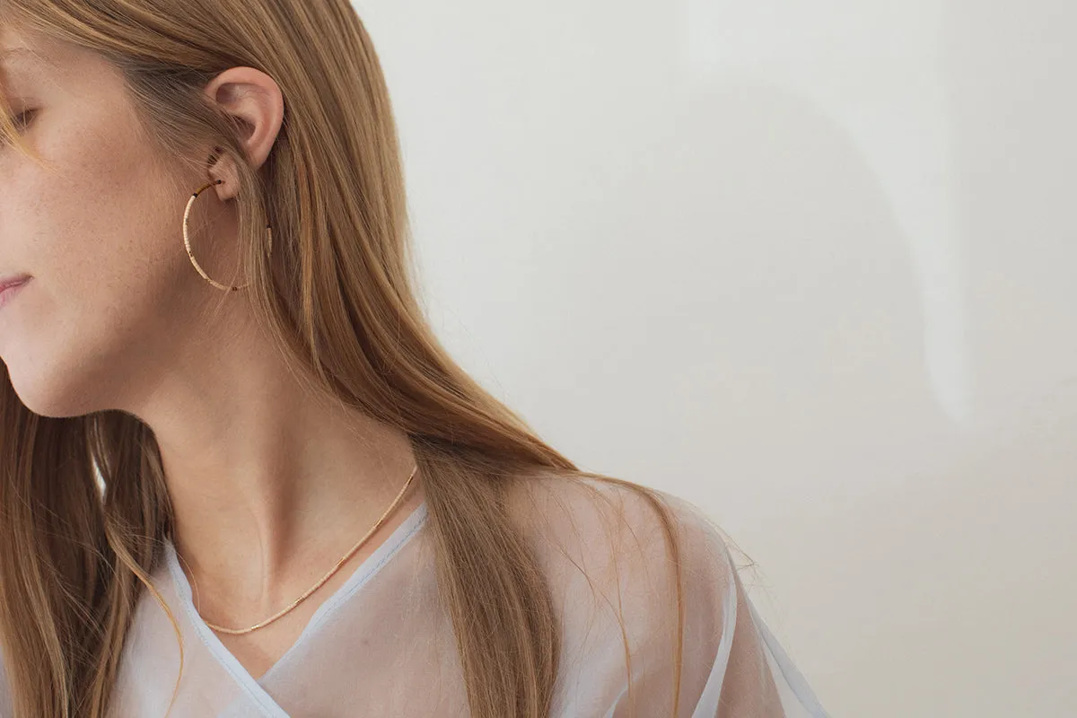 Cerro Earrings, Pink Clay - Large