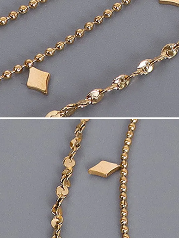 Chicmy-Simple Alloy Geometric Necklaces Accessories