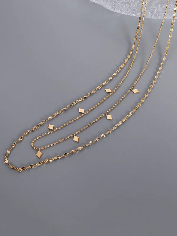 Chicmy-Simple Alloy Geometric Necklaces Accessories