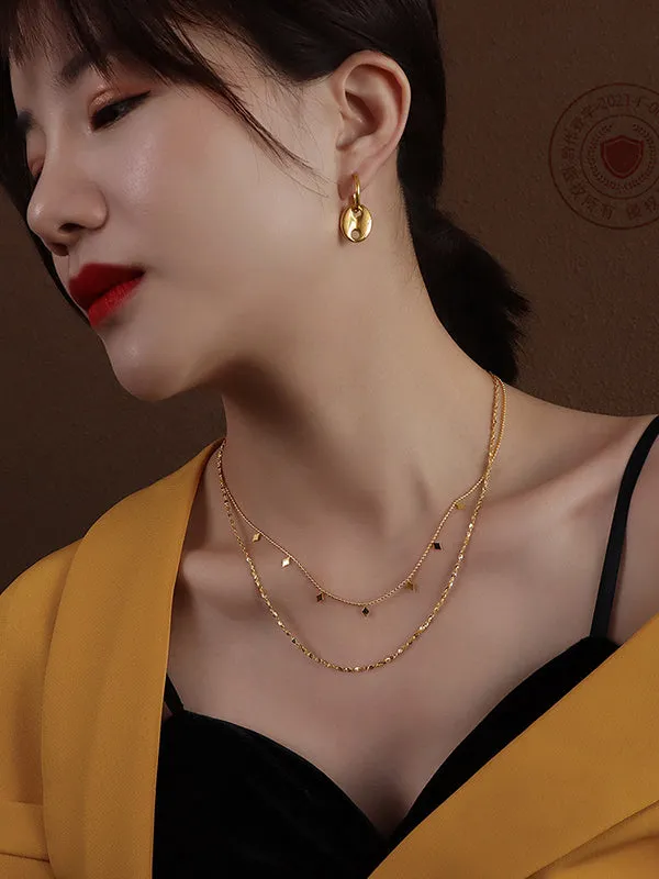 Chicmy-Simple Alloy Geometric Necklaces Accessories