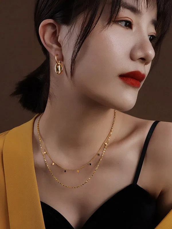 Chicmy-Simple Alloy Geometric Necklaces Accessories