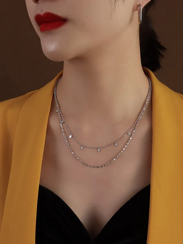 Chicmy-Simple Alloy Geometric Necklaces Accessories