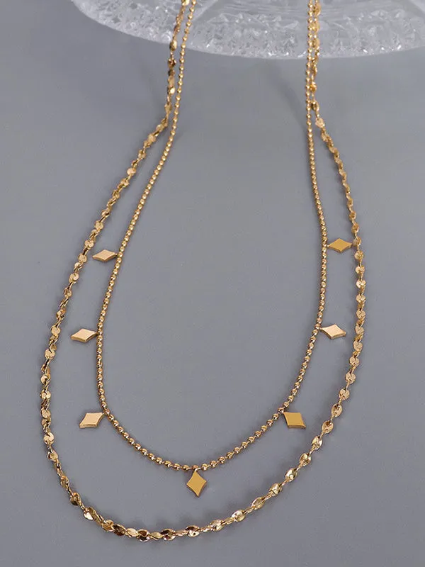 Chicmy-Simple Alloy Geometric Necklaces Accessories