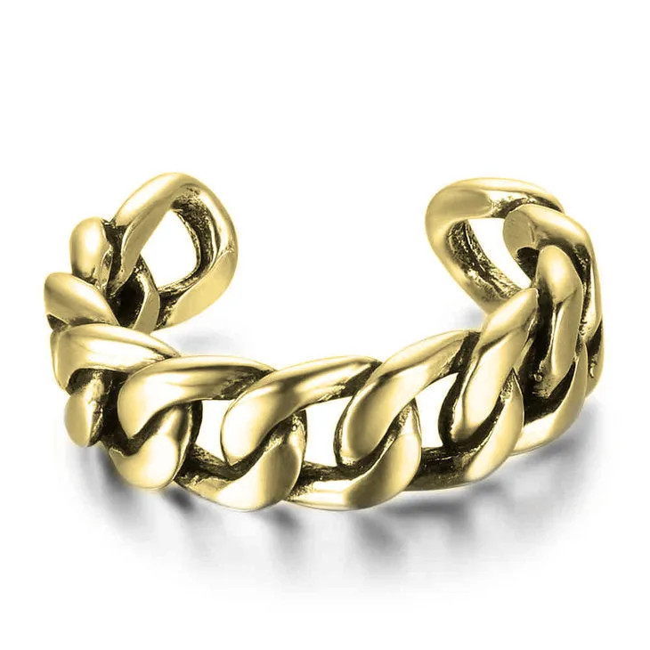Classic Chain Link Ring | Brillario
