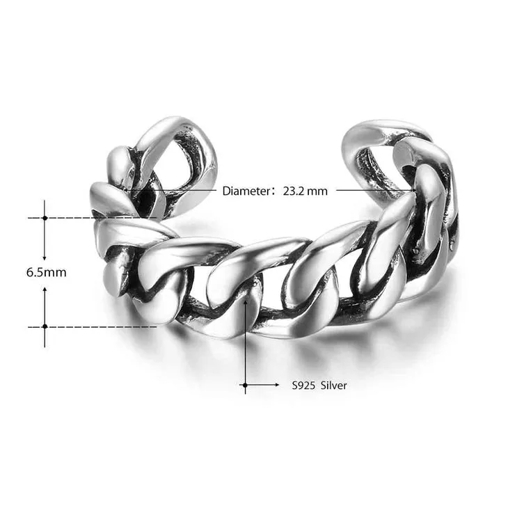 Classic Chain Link Ring | Brillario