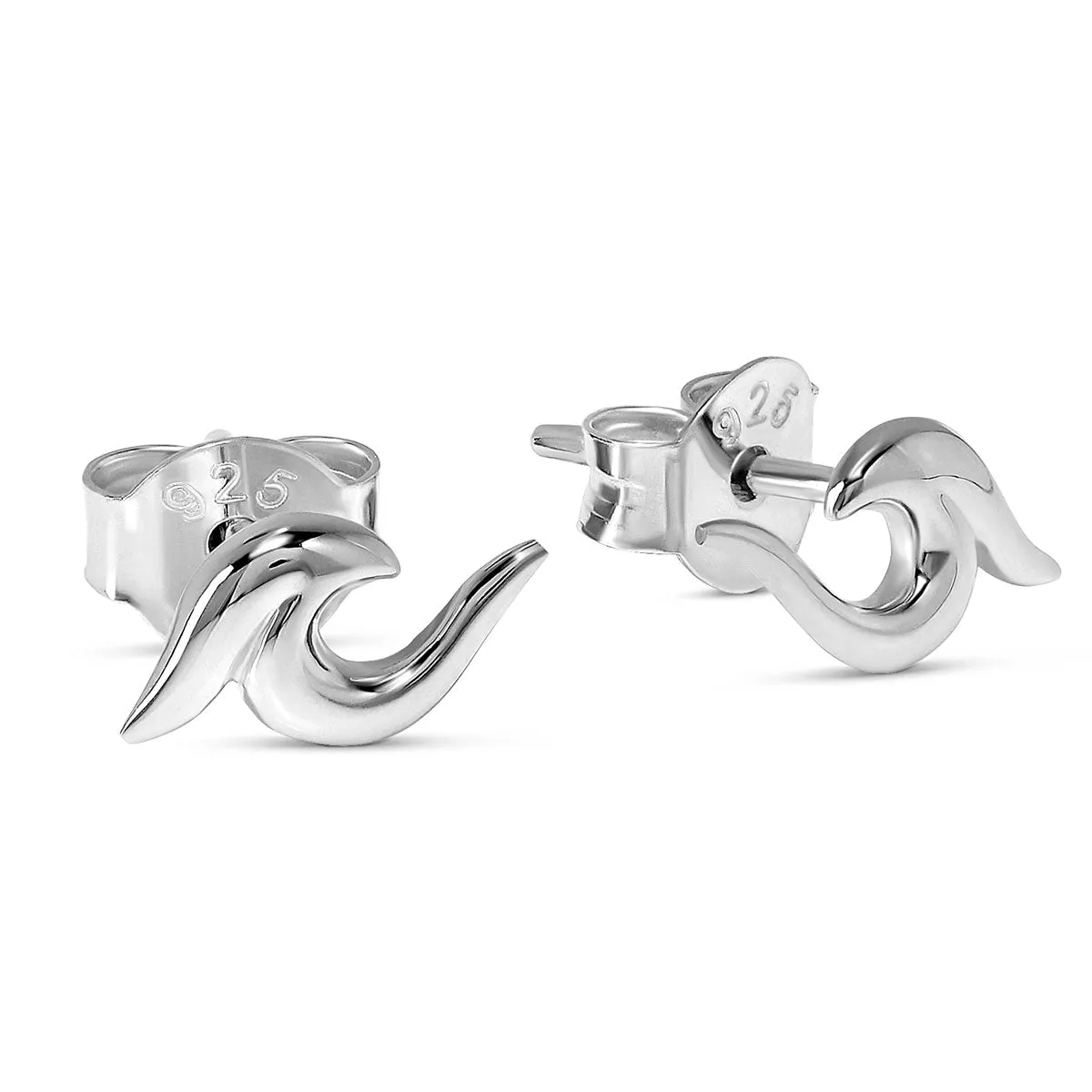 Dainty Wave Studs