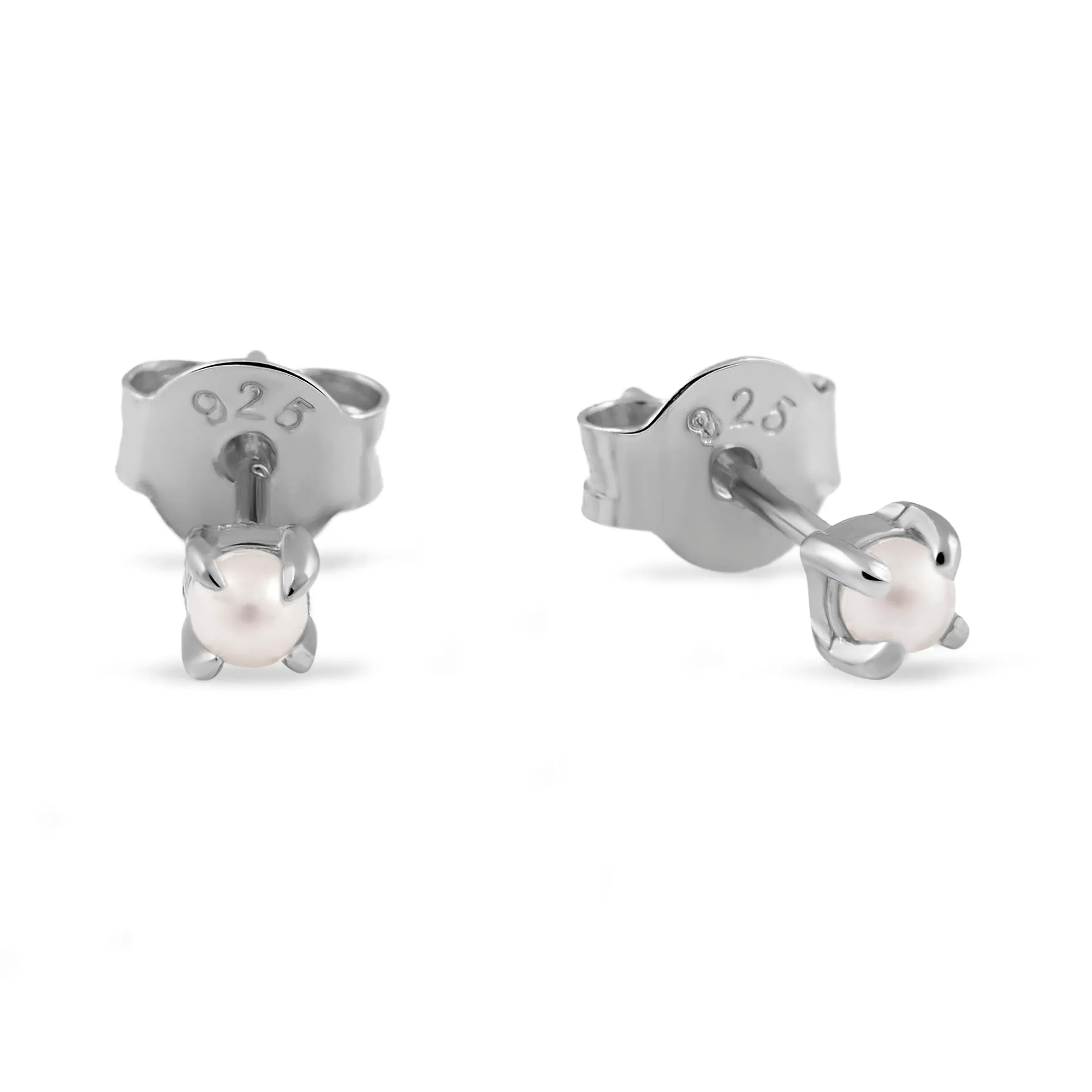 Delicate Pearl Studs