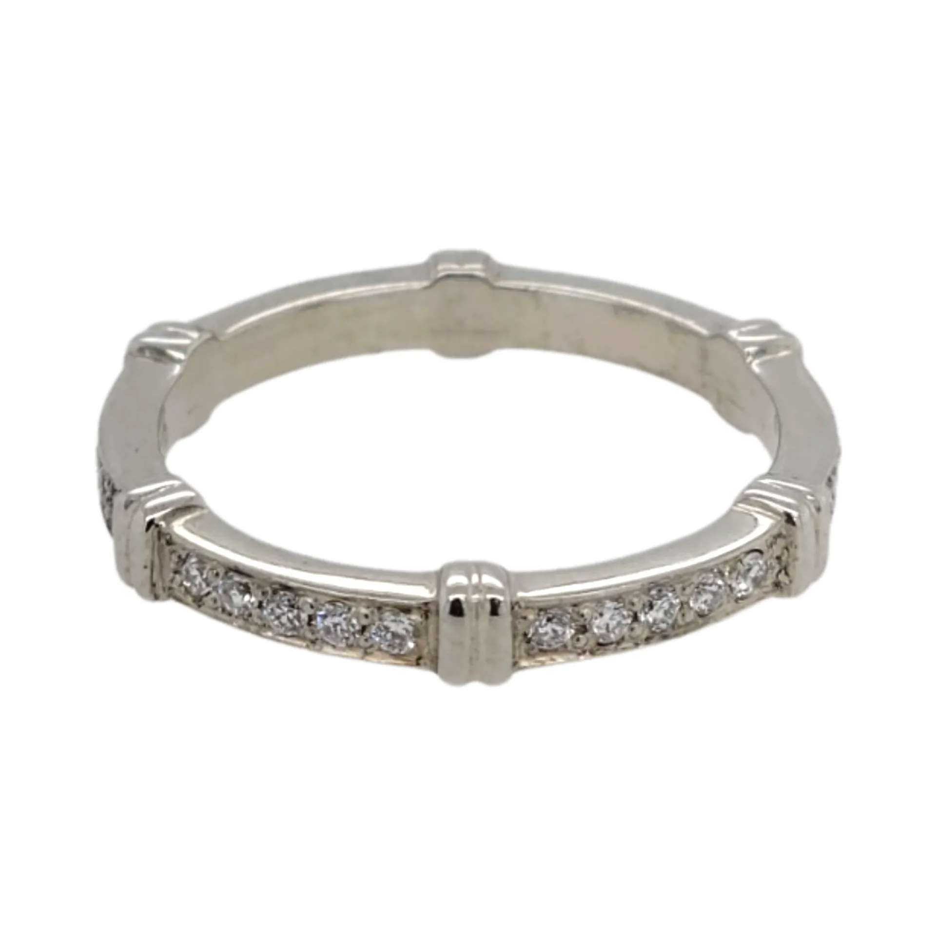 Diamond Eternity Station Ring
