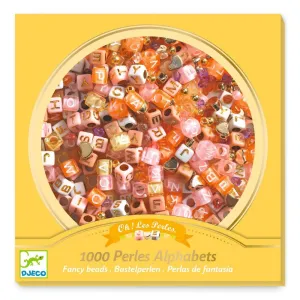 Djeco Alphabet beads - Gold
