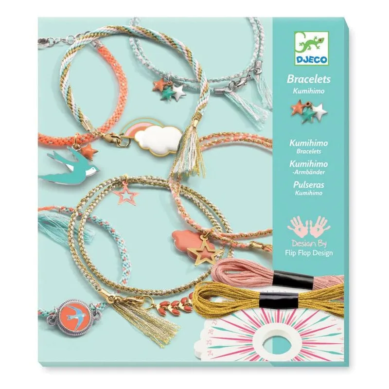 Djeco Jewellery - Kumihimo Bracelets Celeste