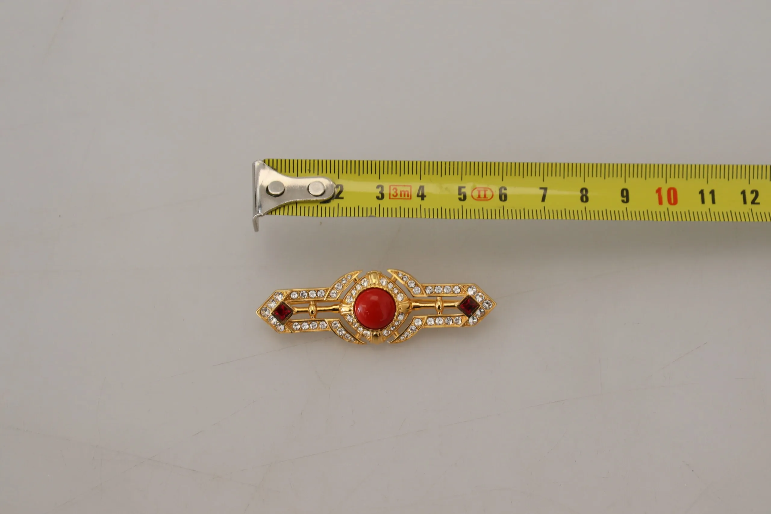 Dolce & Gabbana Elegant Gold-Plated Brooch Pin