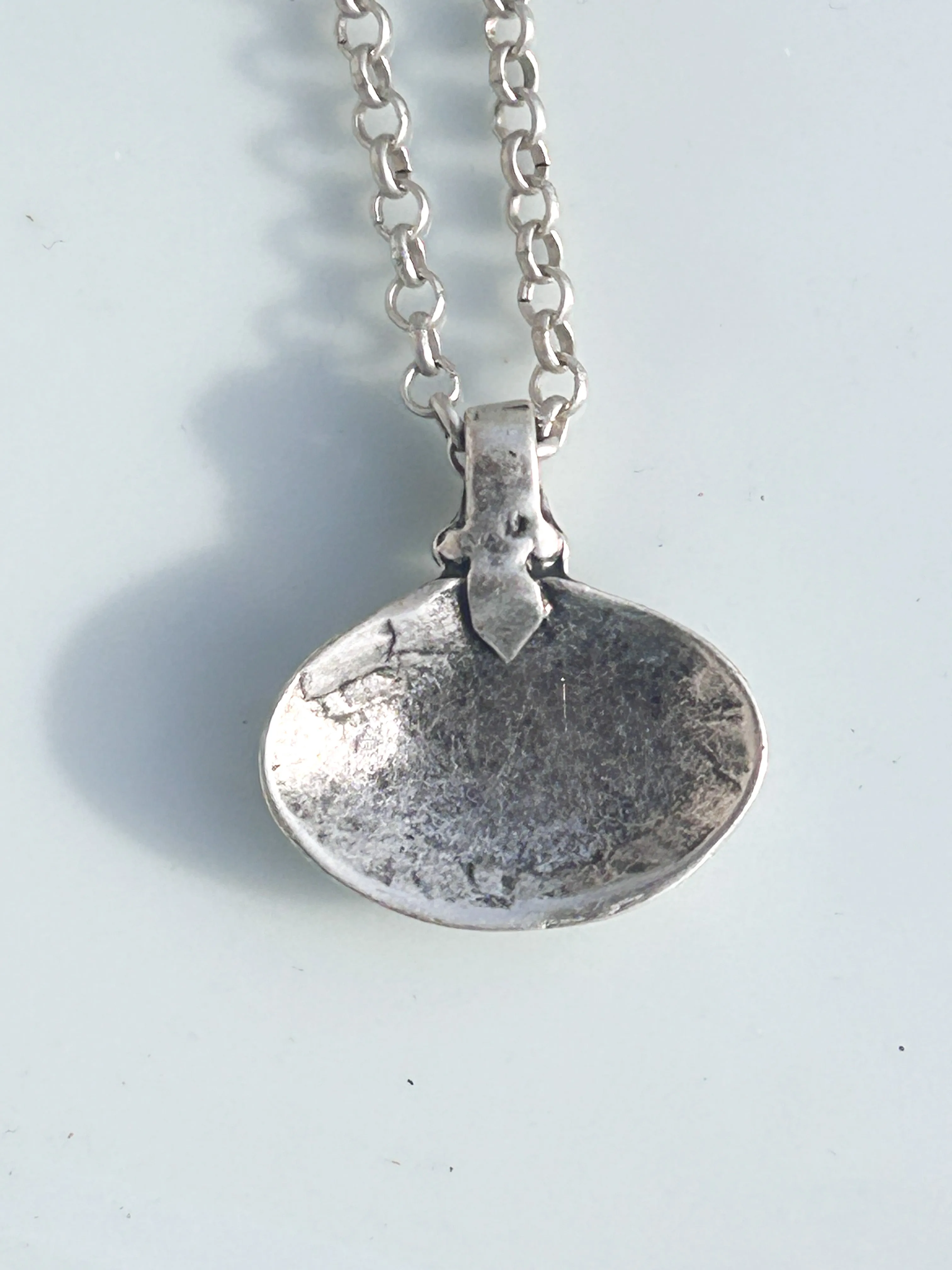 Domed Amulet Pendant Necklace