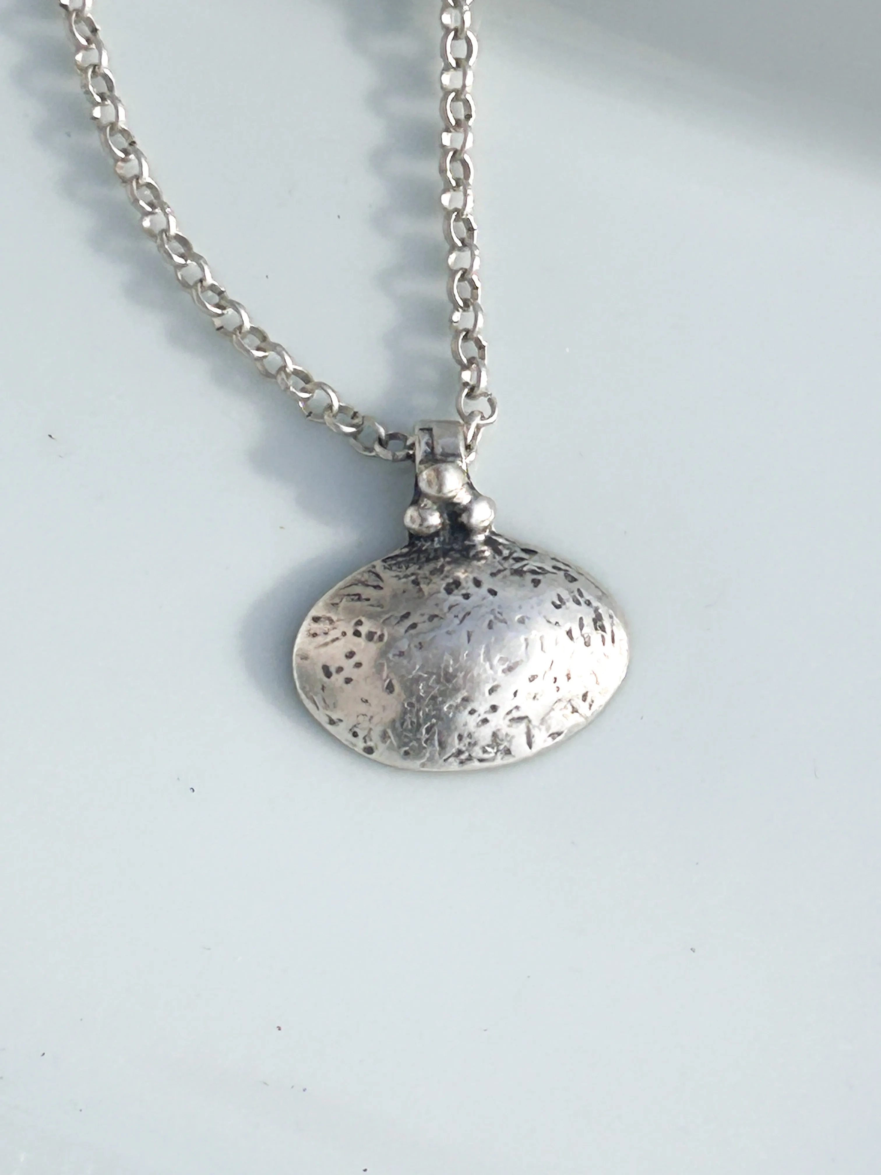 Domed Amulet Pendant Necklace