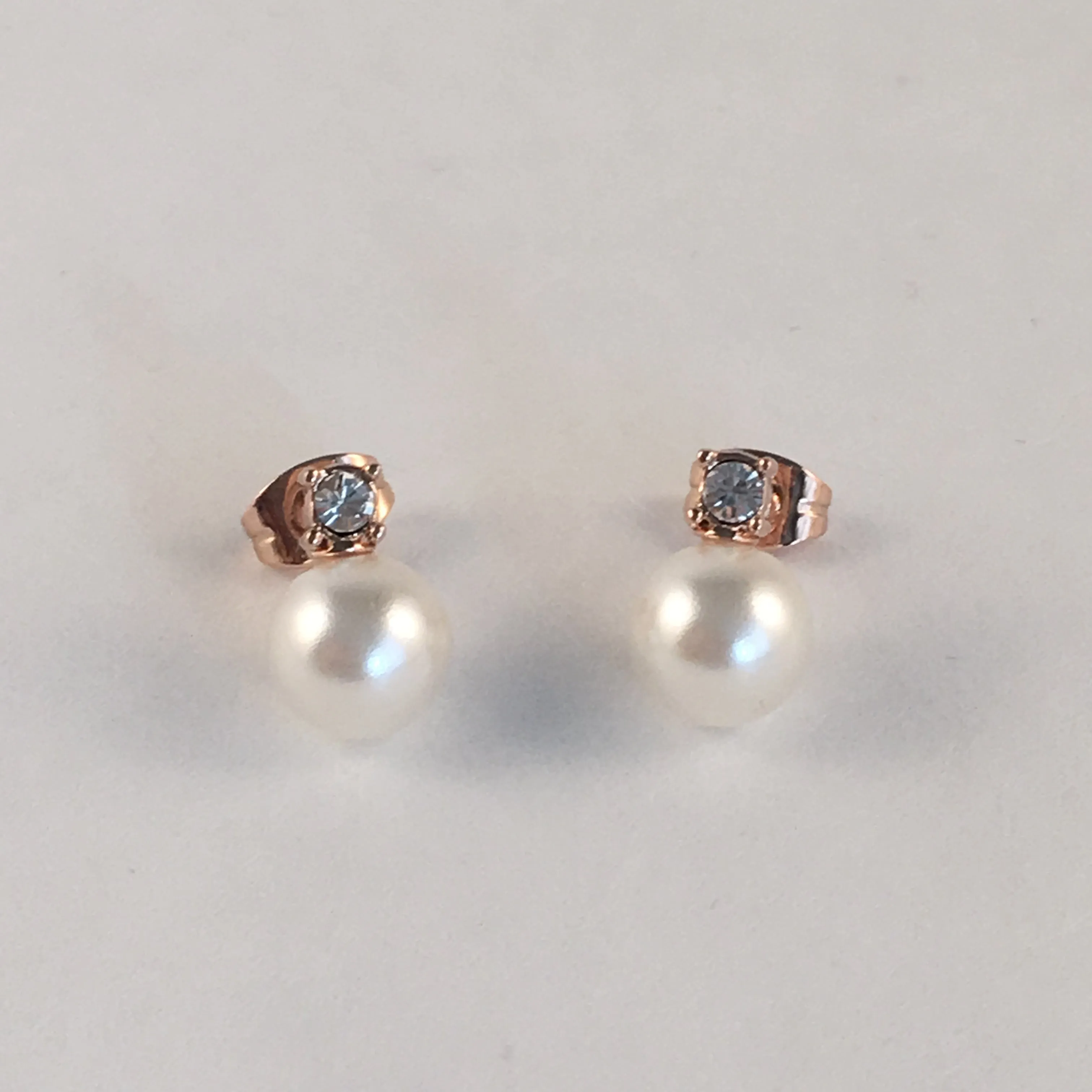 Drop Pearl & Crystal Earring