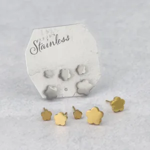Flower Stud Earring Set