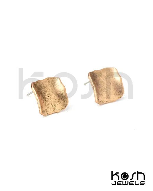FREEDOM STUD EARRINGS - SQUARE