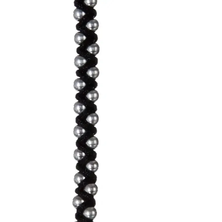 Garita Woven Bracelet with Sterling Silver Beads