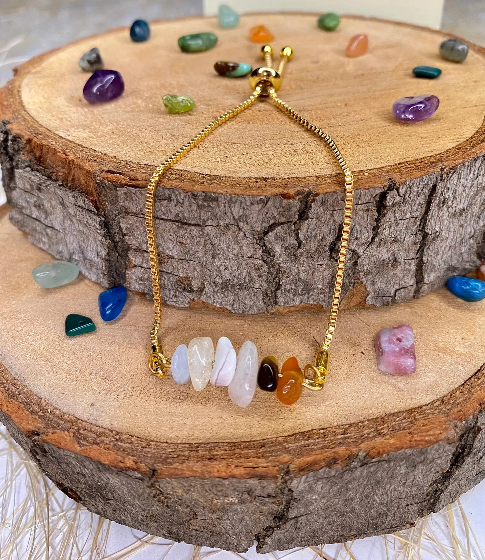 Gemini Zodiac Gemstone Bracelet