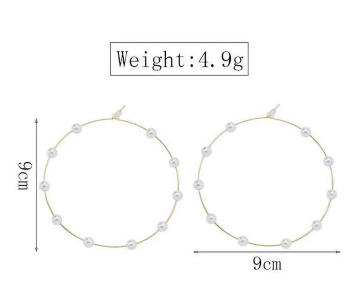 Go HUGE or Go Home! Oversized Pearl Hoops