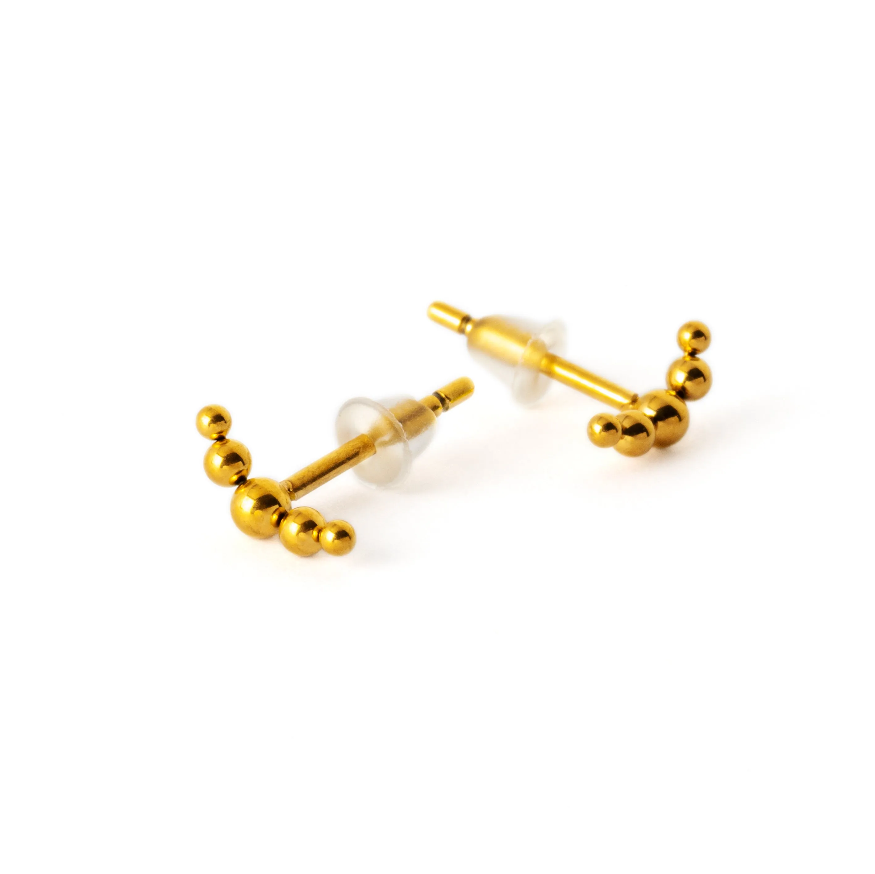 Golden Almora Ear Studs