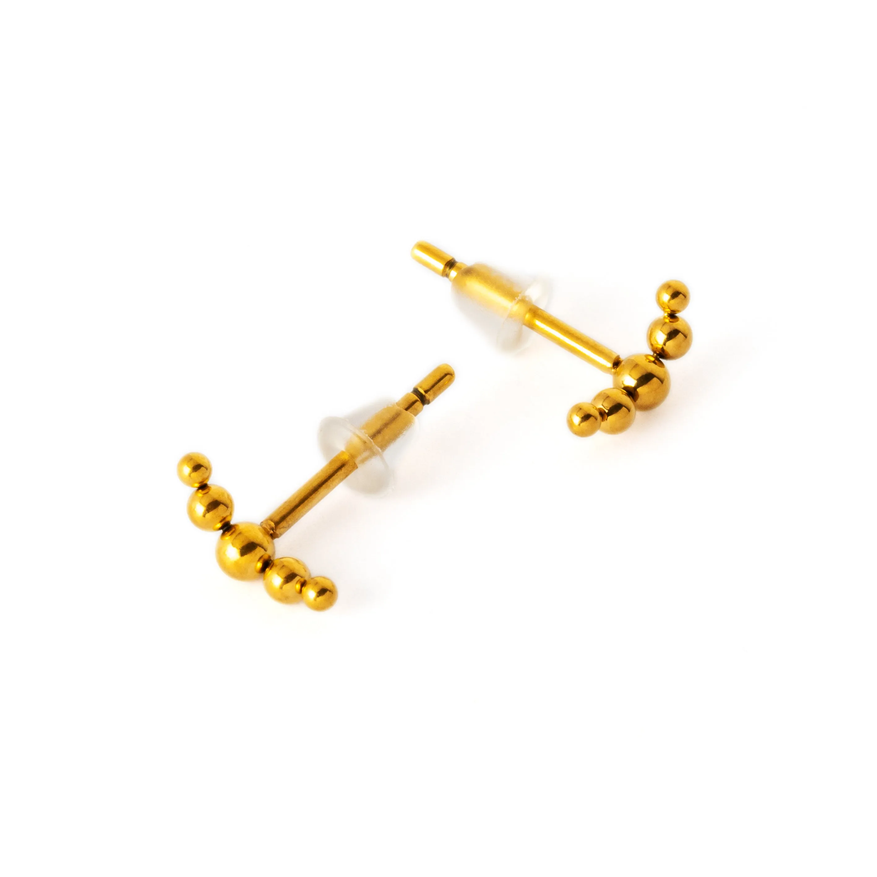 Golden Almora Ear Studs