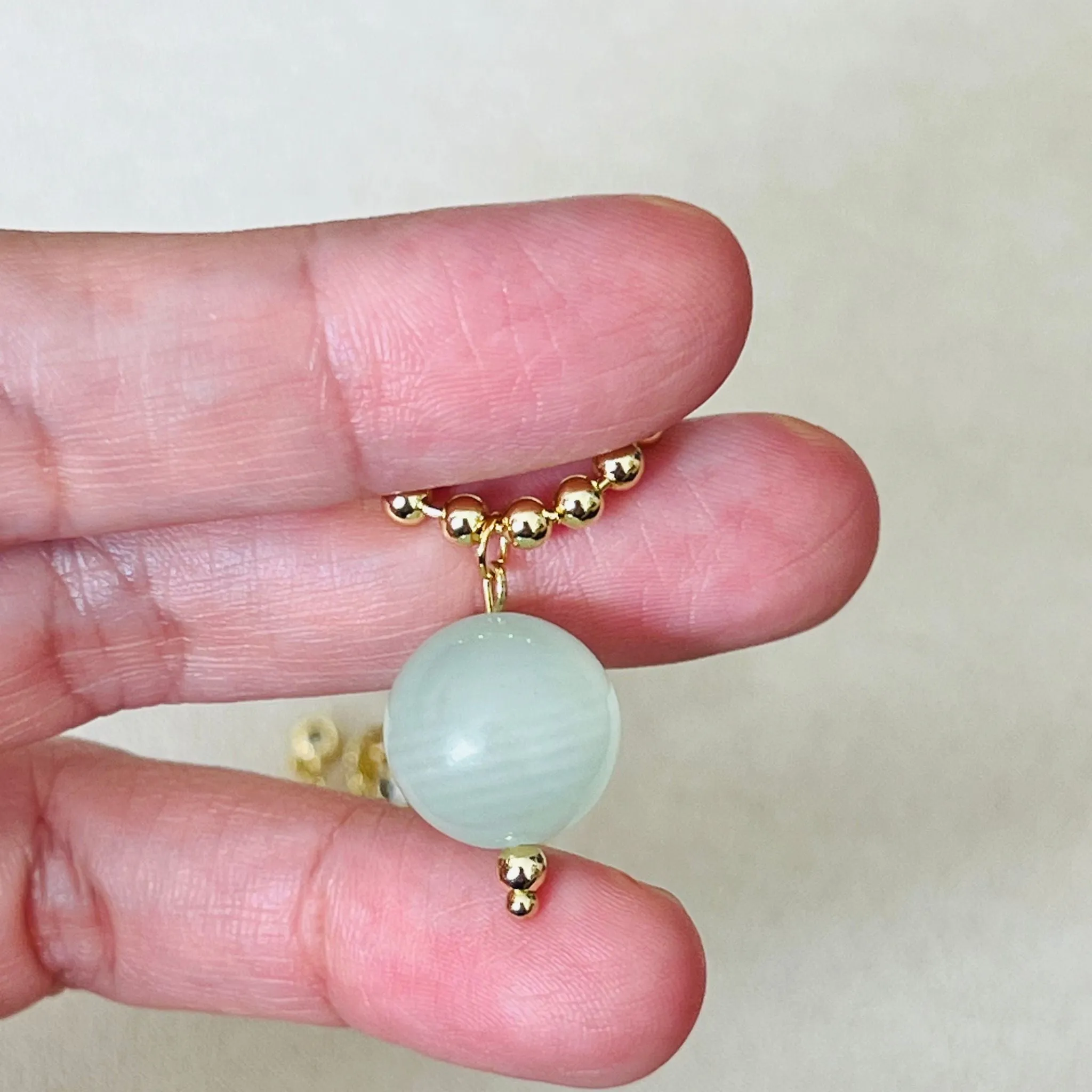 Green Calcite La Forma Bracelet